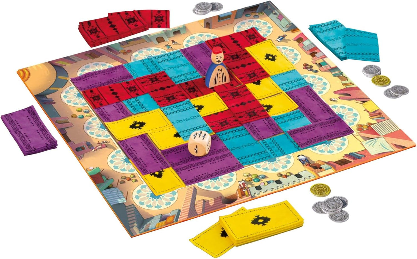 Marrakech Board Game – Strategy Game for Adults & Families | Ages 8+ | 2–4 Players | 20 Min Playtime